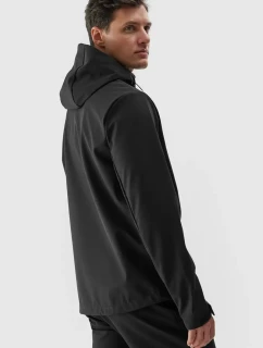 Pánská softshellová bunda s kapucí Černá model 21678481 - 4F