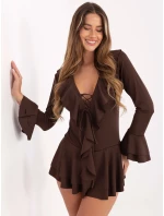 Kombinéza MI KO T60.33 tmavohnedá