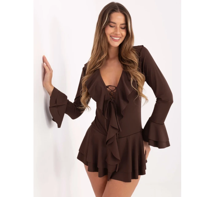 Kombinéza MI KO T60.33 tmavohnedá