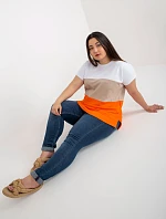 Blúzka RV BZ 8778.48 oranžová