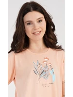 Dámské domácí šaty s krátkým rukávem Garden