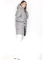 PUCHOWA KURTKA DAMSKA Z  SZARA model 21244221 - Ann Gissy