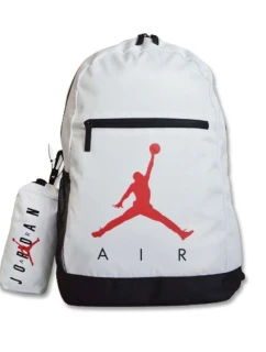 Školský batoh Air Jordan White + puzdro na ceruzky - 9B0503-001