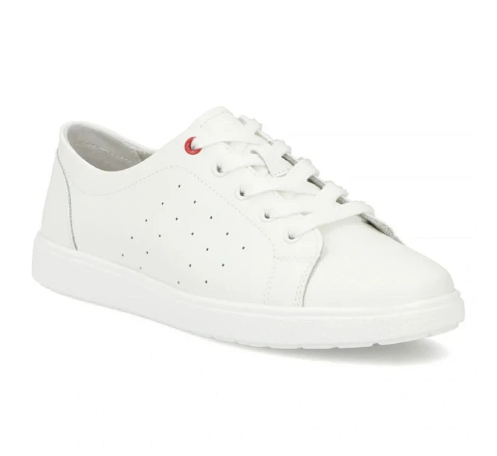 Dámské bílé kožené polobotky model 22116810 dámské - FILIPPO