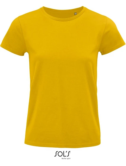 SOL'S Pioneer Women Dámske tričko z bio bavlny 25.3579 gold SOL'S Pioneer Women Dámske tričko z bio bavlny 25.3579 gold