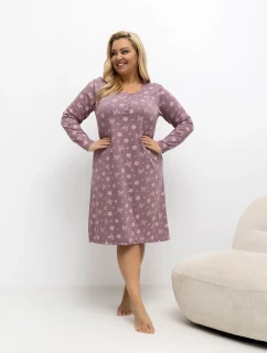 DU KN nočná košeľa FP 603.15P tmavoružová