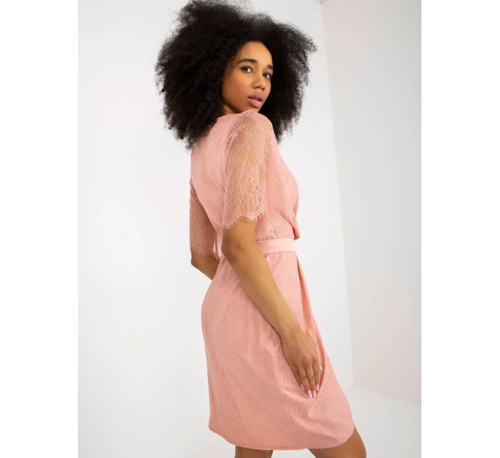 LK SK 508643 šaty.38X tmavo ružová