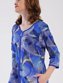 Dámské domácí šaty s tříčtvrtečním rukávem Eliza