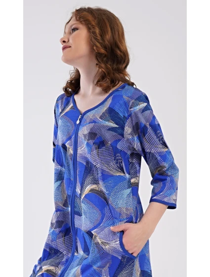 Dámske domáce šaty s trojštvrťovými rukávmi Eliza