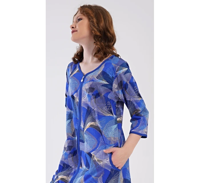 Dámske domáce šaty s trojštvrťovými rukávmi Eliza