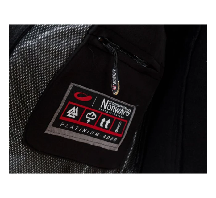 Geographical Norway Techno Softshell Jacket M WU6068-GN-BLACK Geographical Norway Techno Softshell Jacket M WU6068-GN-BLACK