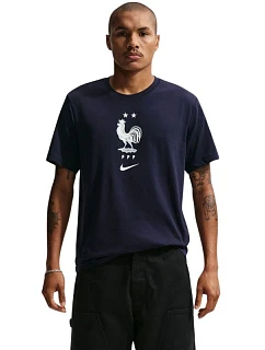 Pánske futbalové tričko Nike FFF Soccer T-shirt navy blue IH2181 498 pánske