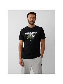 T-shirt regular z nadrukiem męski 4F 4FRAW26TTSHM4663-20S