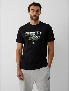 T-shirt regular z nadrukiem męski 4F 4FRAW26TTSHM4663-20S