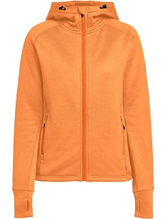 Hoodie Zip Women Dámská mikina s kapucí dark orange model 22470641 - Tenson