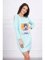 Šaty s 3D mátová model 18744126 - K-Fashion