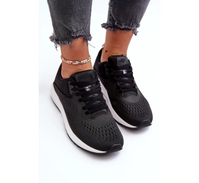 Buty Sportowe Damskie 4F 4FRSS24FSPOF056 Czarne Buty Sportowe Damskie 4F 4FRSS24FSPOF056 Czarne