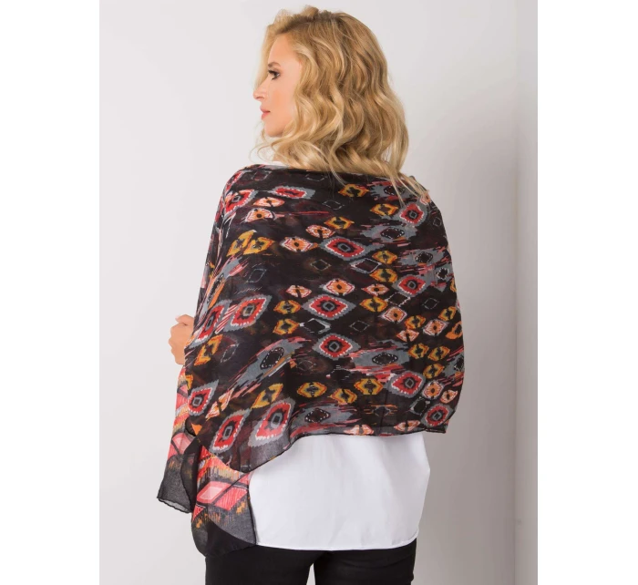 Šatka AT CH F106008 čiernej a červenej