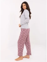 Pyžamo DU PI FP 001.48 sivé Pyžamo DU PI FP 001.48 sivé