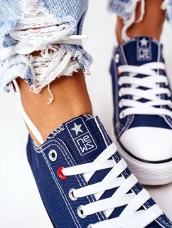 Dámske klasické tenisky Dark Blue Ecoma