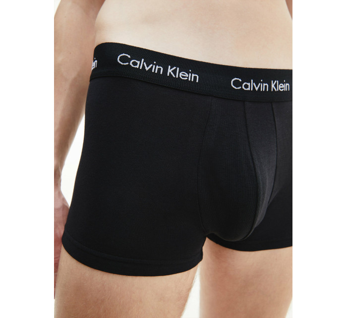 Pánske trenírky 5 Pack Trunks Cotton Stretch 000NB2734AXWB čierna - Calvin Klein