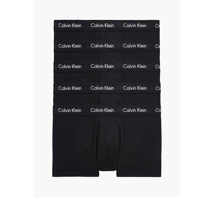 Pánske trenírky 5 Pack Trunks Cotton Stretch 000NB2734AXWB čierna - Calvin Klein
