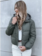 Dámská prošívaná bunda tmavě šedá Dstreet model 21971032 - FashionStreet