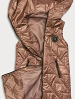 Dámska prešívaná vesta Caramel (B8127-14)