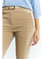 Monnari Kalhoty Dámské kalhoty s páskem Beige