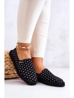 Dámské módní espadrilky Polka Dots Big Star - černé Dámské módní espadrilky Polka Dots Big Star - černé