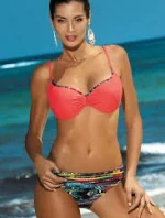 Dámske dvojdielne plavky M-424 Bella coral - Marko