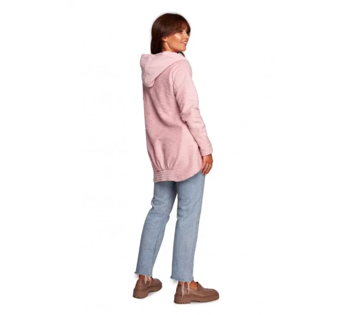 Dámsky sveter s kapucňou B249 - BE