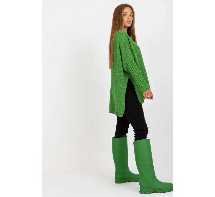 Dámsky sveter Model TW-SW-BI-M559.08X Green - Och Bella