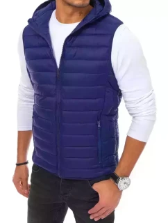 Pánska tmavomodrá vesta FashionStreet TX3938