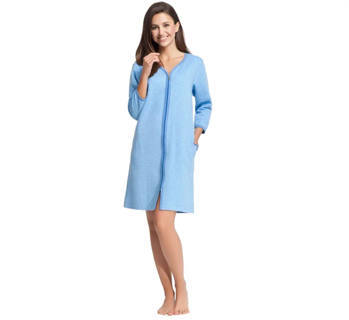 Dámsky župan 214 svetlomodrý - Luna