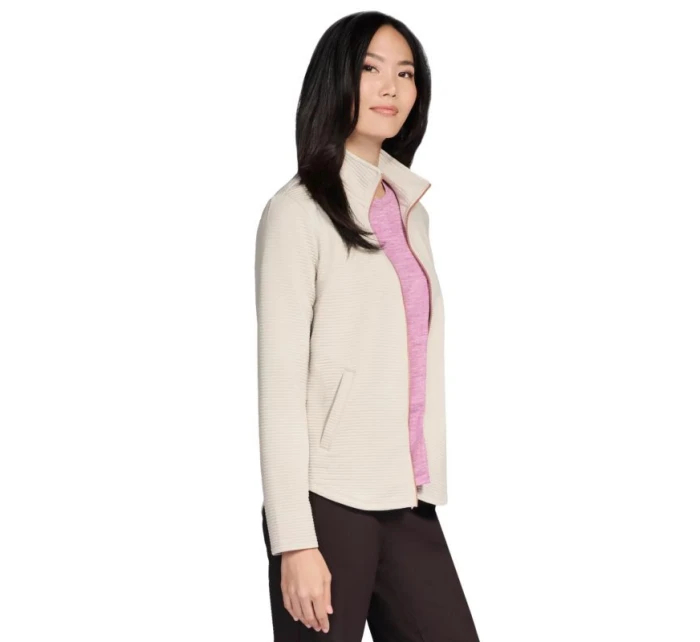 Skechers The Hoodless Hoodie GoWalk Shine Jacket JA78-NTTN Beige L Skechers The Hoodless Hoodie GoWalk Shine Jacket JA78-NTTN Beige L