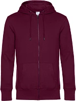 B&C KING Zipped Pánská mikina s kapucí dark cherry model 22484159 B&C KING Zipped Pánská mikina s kapucí dark cherry model 22484159