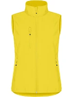 Classic Softshell Vest W Dámská 3vrstvá softshellová vesta model 22471292 lemon - Clique Classic Softshell Vest W Dámská 3vrstvá softshellová vesta model 22471292 lemon - Clique