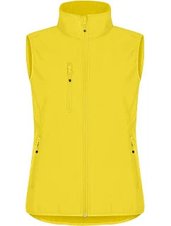 Classic Softshell Vest W Dámská 3vrstvá softshellová vesta model 22471292 lemon - Clique