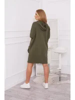 model 18748982 šaty s kapucí - K-Fashion