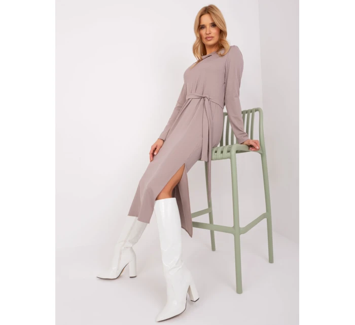 LK SK 509447 šaty.75P tmavo lila