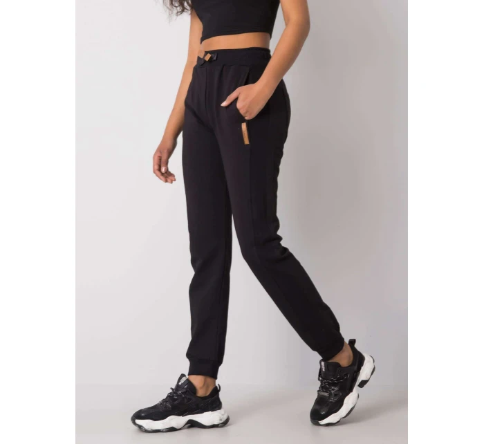 Spodnie dresowe RV DR model 20961730 czarny - FPrice Spodnie dresowe RV DR model 20961730 czarny - FPrice