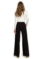 model 17678006 Široké kalhoty královská modř - STYLOVE model 17678006 Široké kalhoty královská modř - STYLOVE