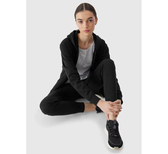 Dámska mikina s kapucňou 4F - čierna