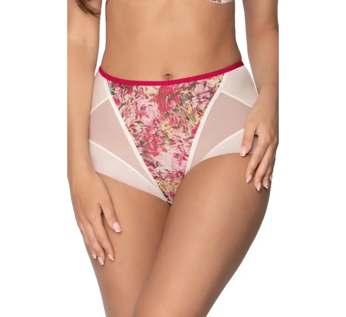 Dámske nohavičky GFP 1179 Giulia Ecru s kvetmi - Gaia