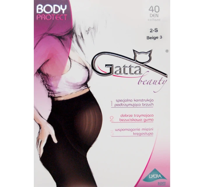 BODY PROTECT - Tehotenské pančuchové nohavice 40 DEN - GATTA