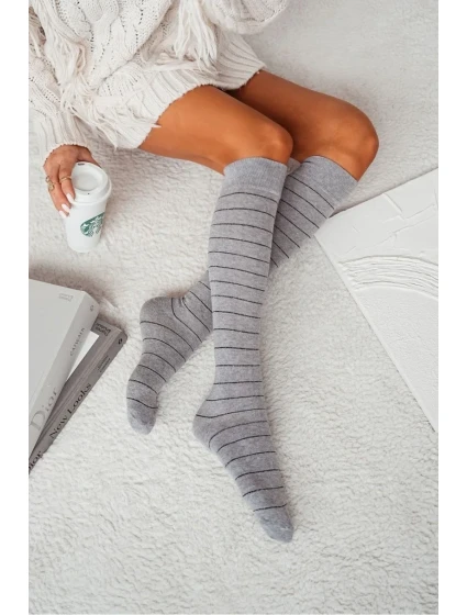 DÁMSKE PODKOLIENKY S TENKÝMI PRÚŽKAMI 0248.013