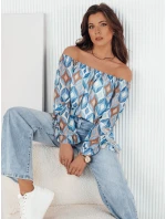 Dámská pruhovaná halenka blue Dstreet model 21974873 - FashionStreet Dámská pruhovaná halenka blue Dstreet model 21974873 - FashionStreet