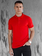 FashionStreet pánska červená polokošeľa PX0598