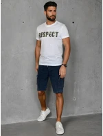 Pánské tričko s potiskem bílé Dstreet model 21988504 - FashionStreet